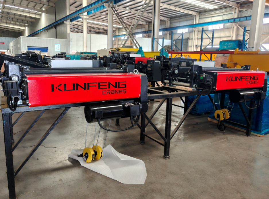 Heavy duty wire rope hoist trolley