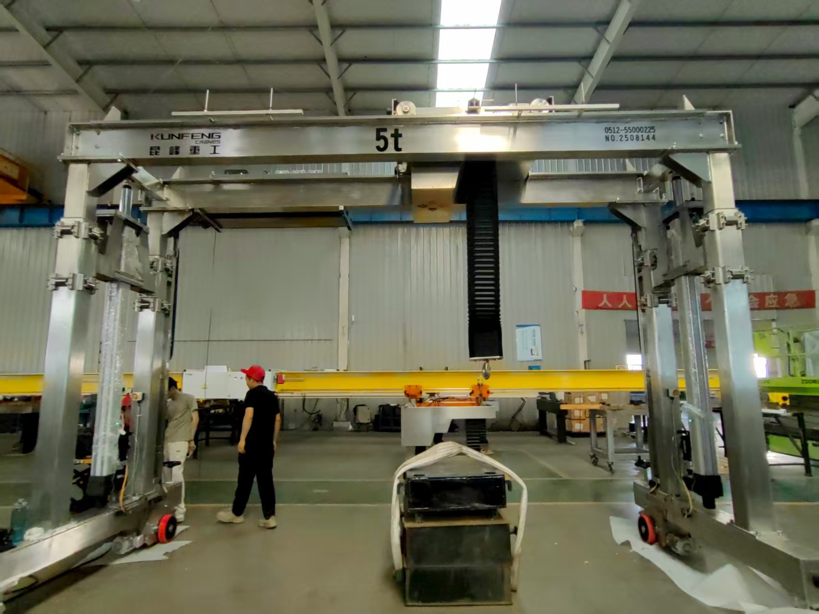 Stainless Steel Double Girder Adjustable Gantry Crane