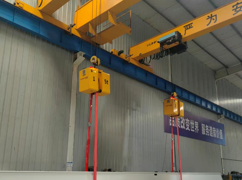Load turning units for crane
