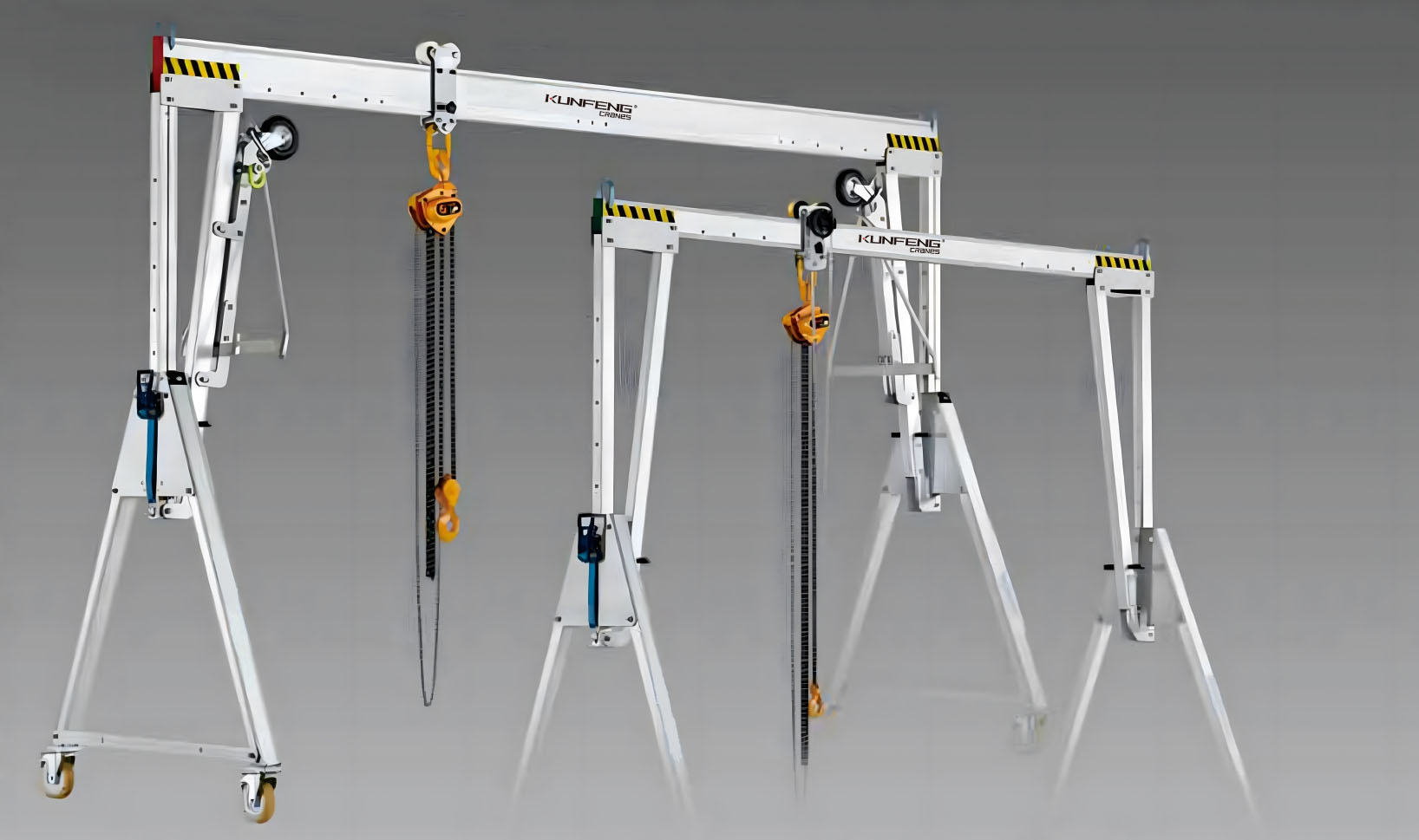 Aluminum portable gantry crane
