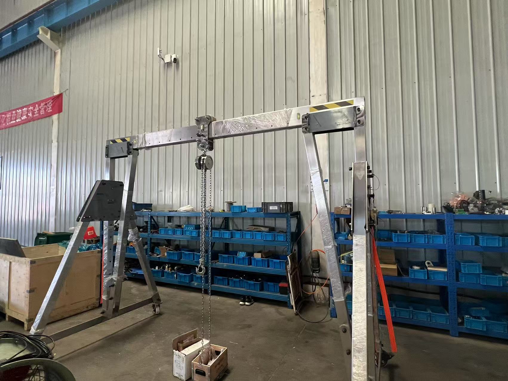 Application of Hand Chain Hoist Mobile Gantry Crane