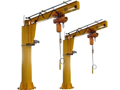 Column I-Beam Electric Jib Crane | 360&deg; Rotating Cantilever