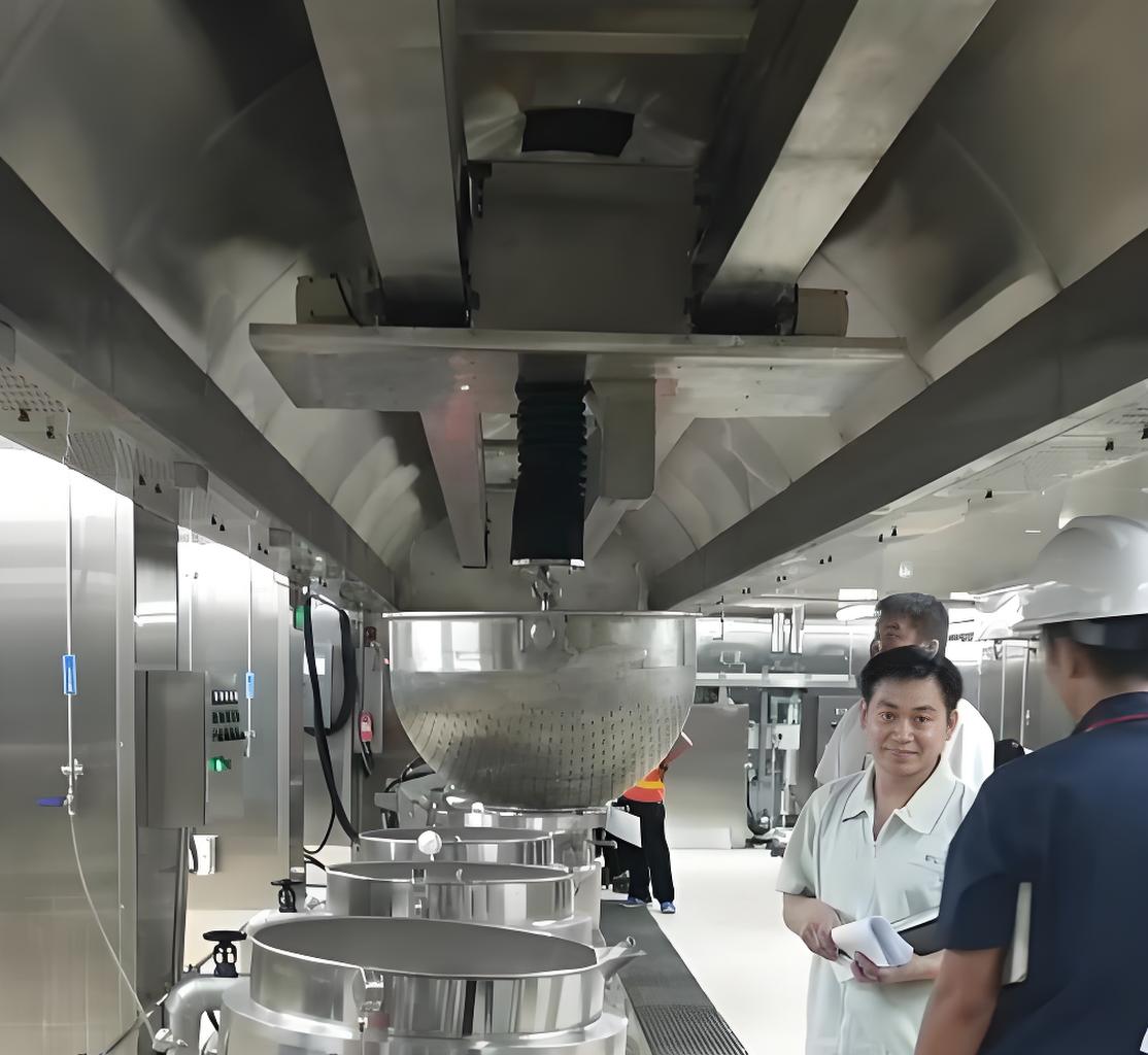 Stainless steel overhead crane for cleanroom