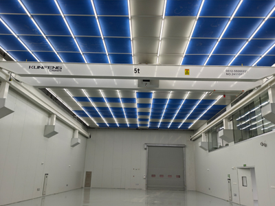 Top running cleanroom overhead crane