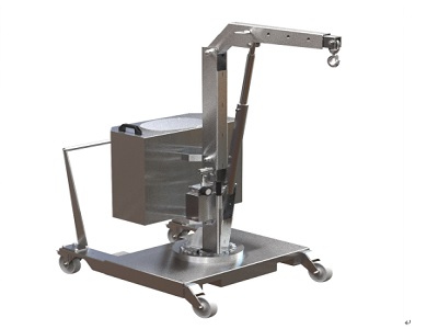 Mobile Foldable Jib Crane for Cleanroom Workshop