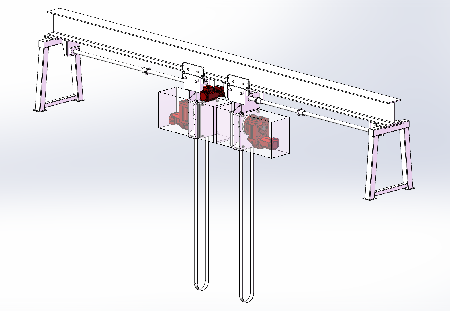 Belt load turning device