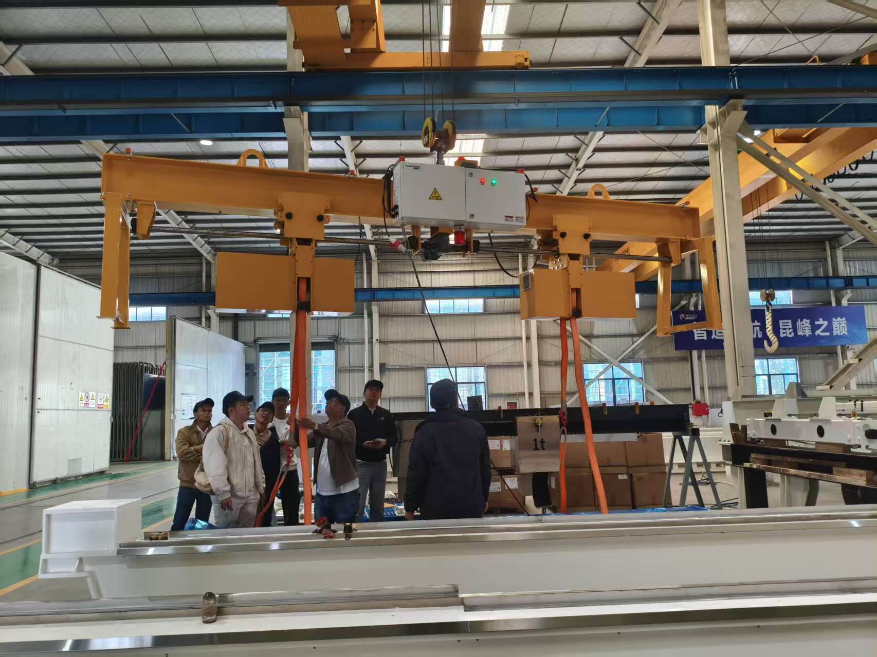 Turning device for heavy steel coil