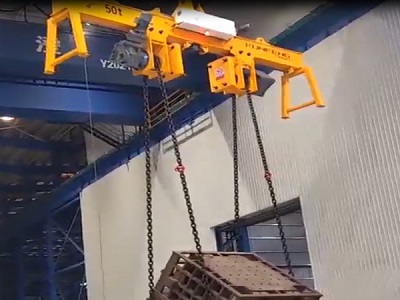 Mold Sand Box Load Turning Crane in Reverse Mold Workshop