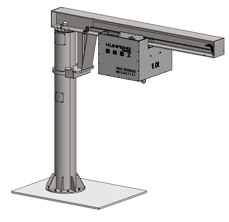 Stainless steel column jib crane