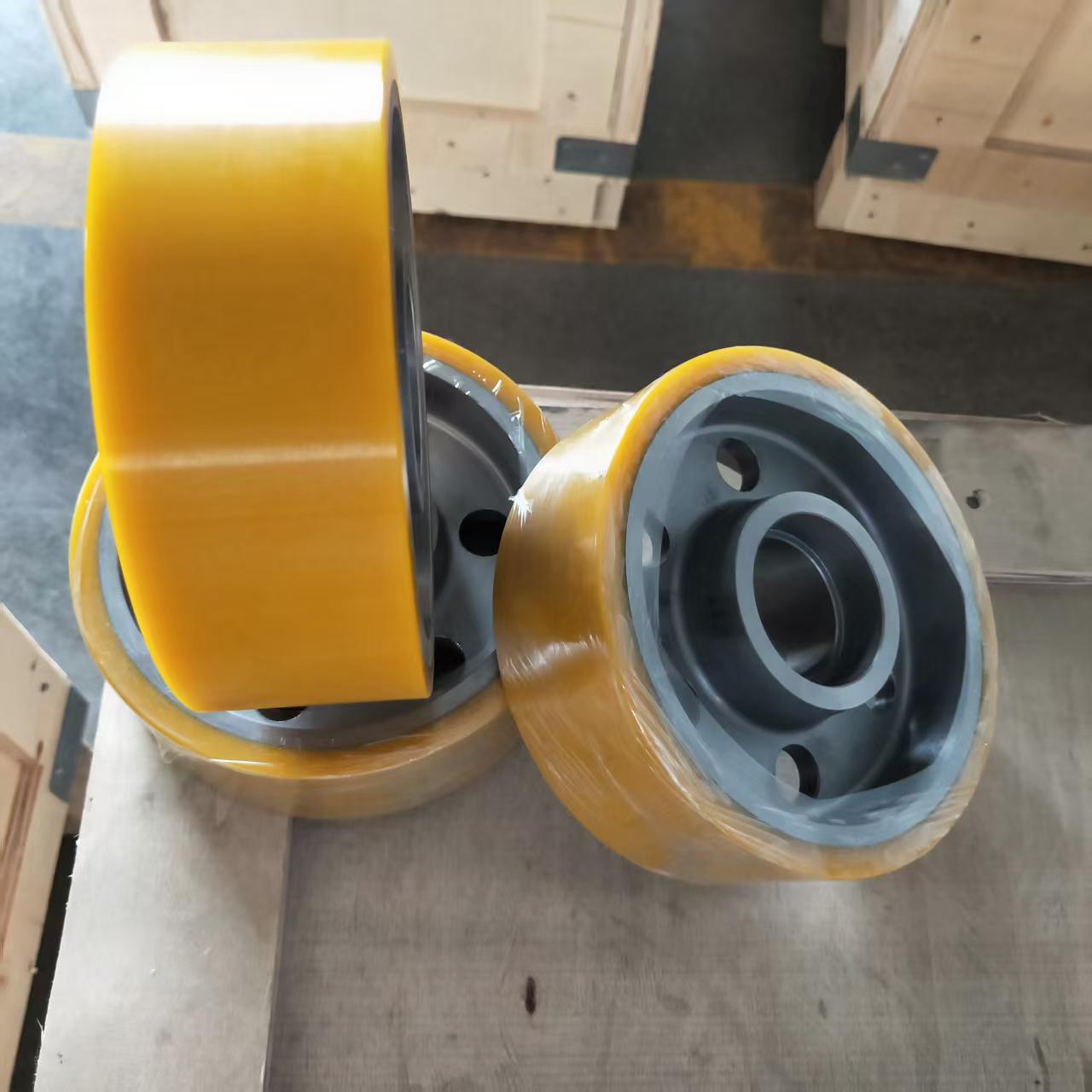 Vulkollan drive wheel