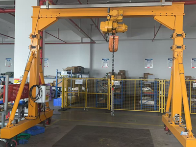 2 ton Adjustable Mobile Trackless Gantry Crane